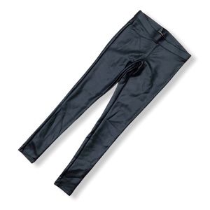 Express Women’s Faux Leather Leggings Charcoal